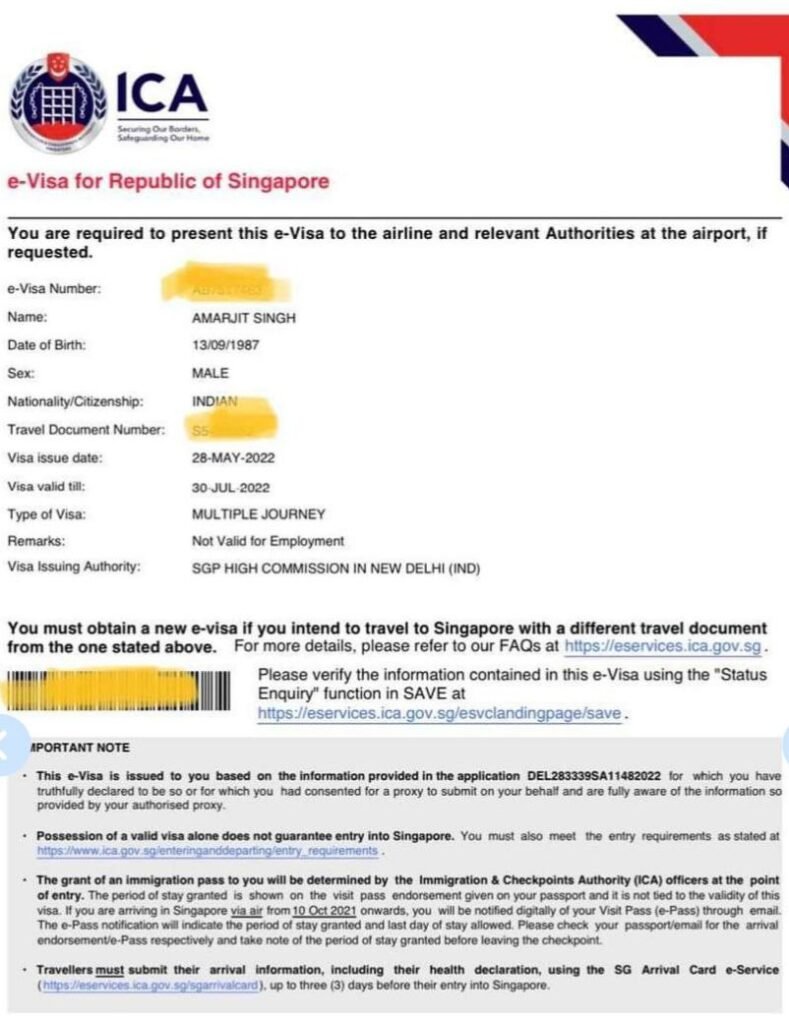 singapore-e-visa